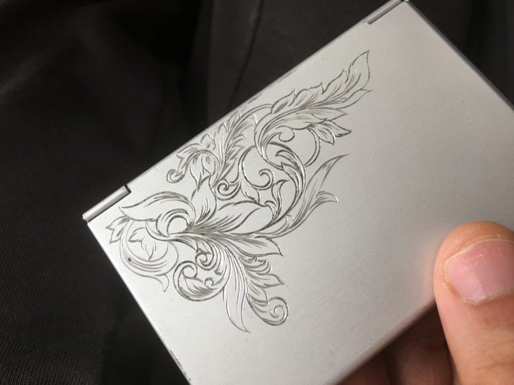 IMULTAの彫金オーダー 名刺入れ