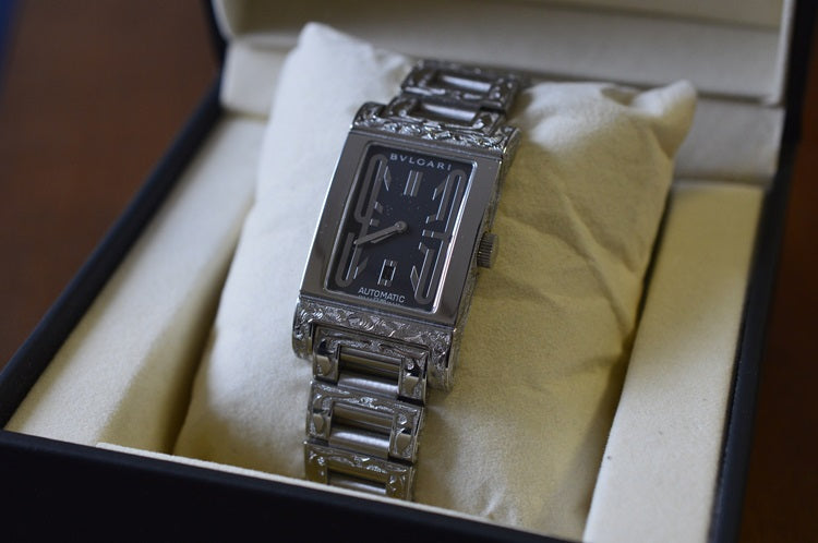 IMULTAの彫金オーダー 腕時計 ブルガリ