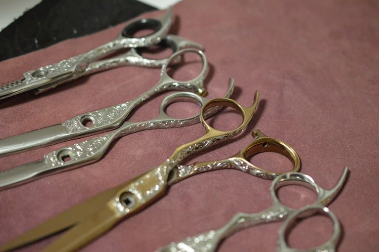 IMULTAの彫金オーダー ハサミ