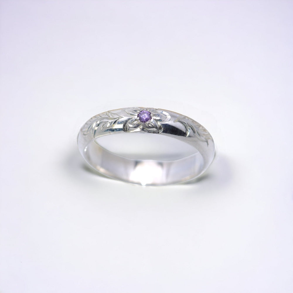 IMULTAの彫金ジュエリー Flowers リング 指輪