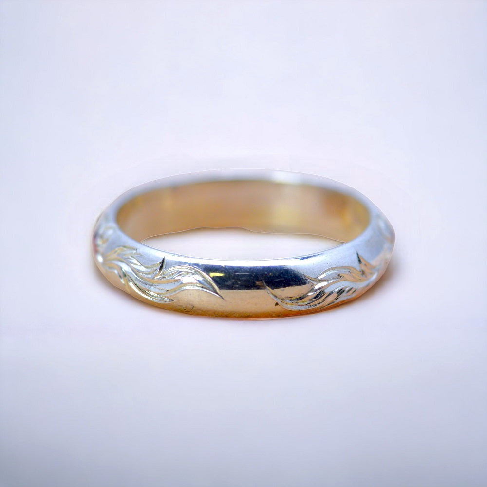 IMULTAの彫金ジュエリー Flowers リング 指輪