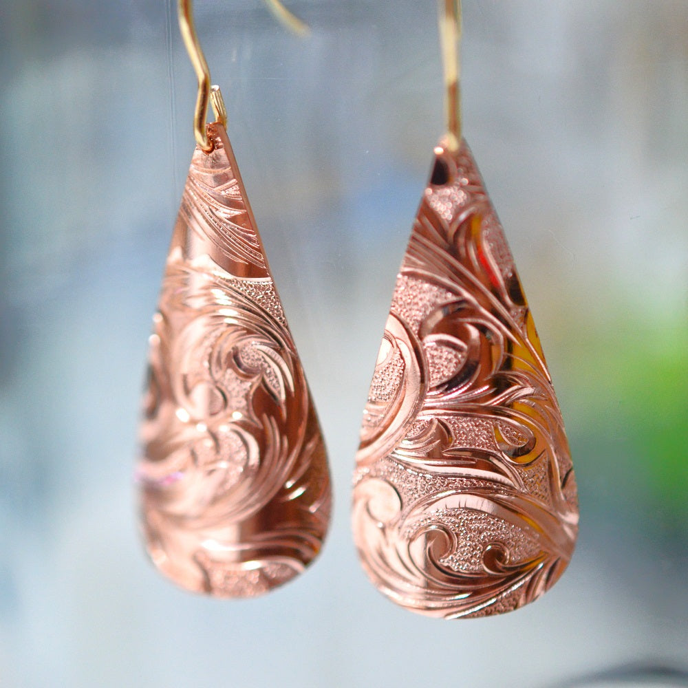 IMULTAの彫金ジュエリー Fortuna ピアス