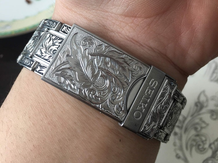 IMULTAの彫金オーダー 腕時計 SEIKO