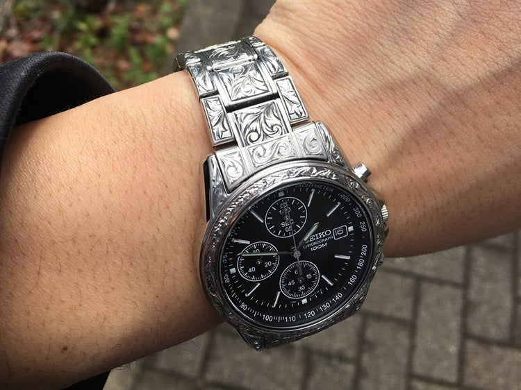 IMULTAの彫金オーダー 腕時計 SEIKO