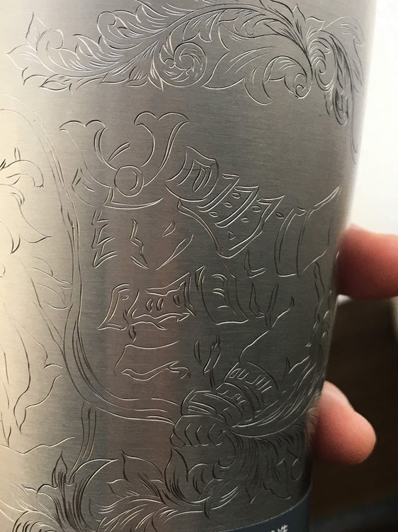 IMULTAの彫金オーダー サーモタンブラー