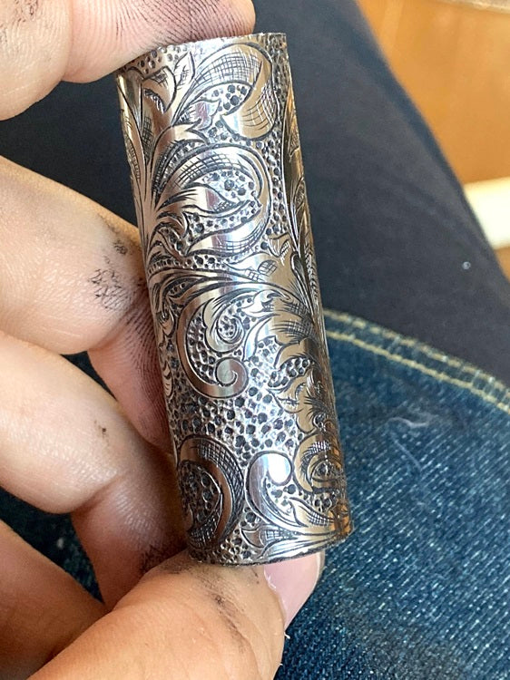 IMULTAの彫金 サンプル ステンレスチューブ