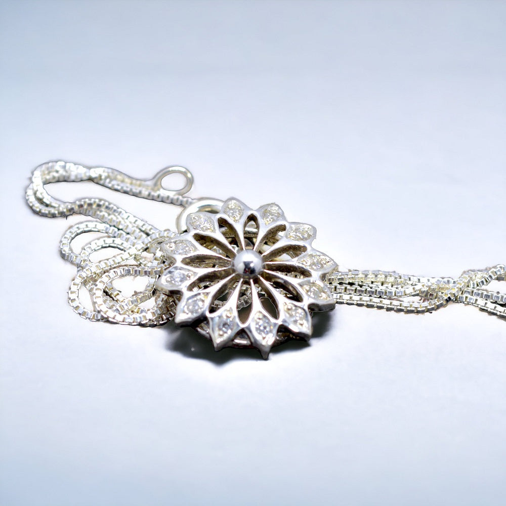 IMULTAの彫金ジュエリー　Chrysanthemum　ネックレス