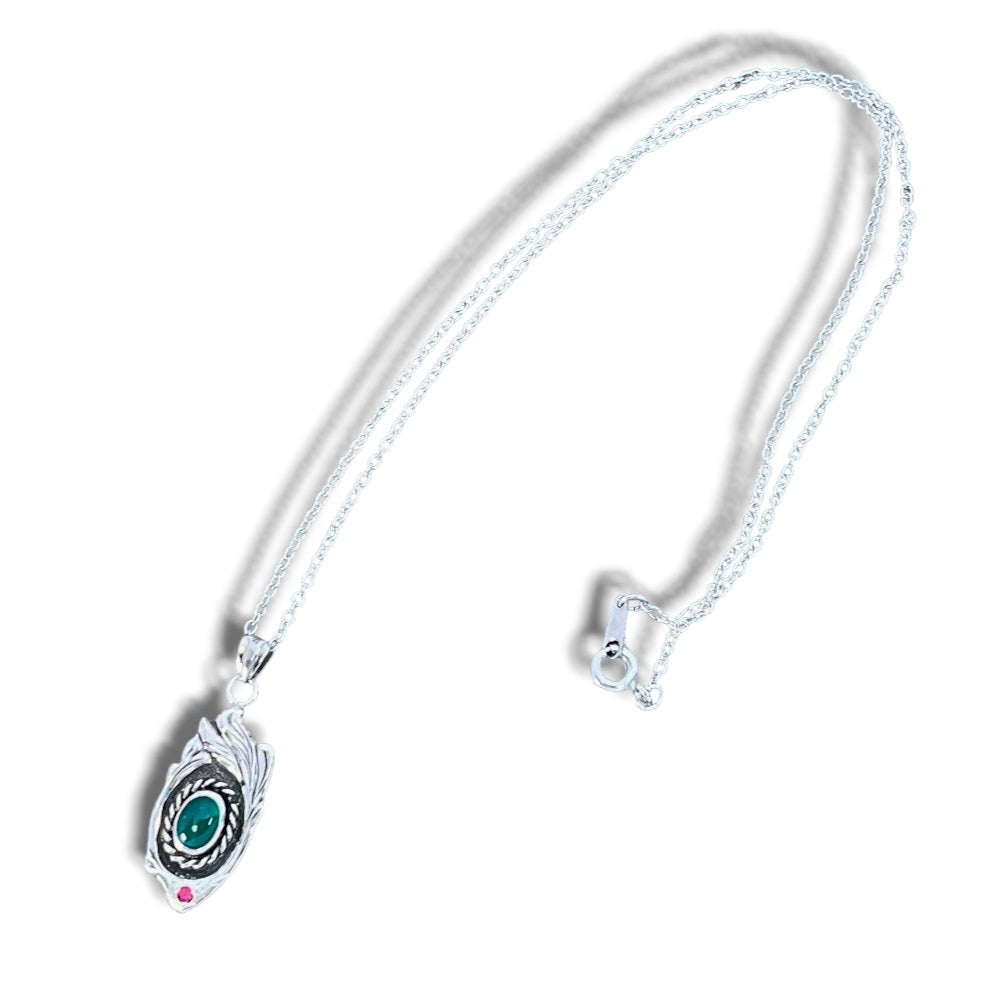 IMULTAの彫金ジュエリー　Classical Leaf　ネックレス