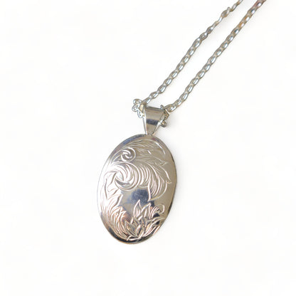 IMULTAの彫金ジュエリー　Oval　ネックレス