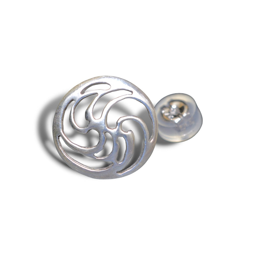 IMULTAの彫金ジュエリー　Marble　ピアス