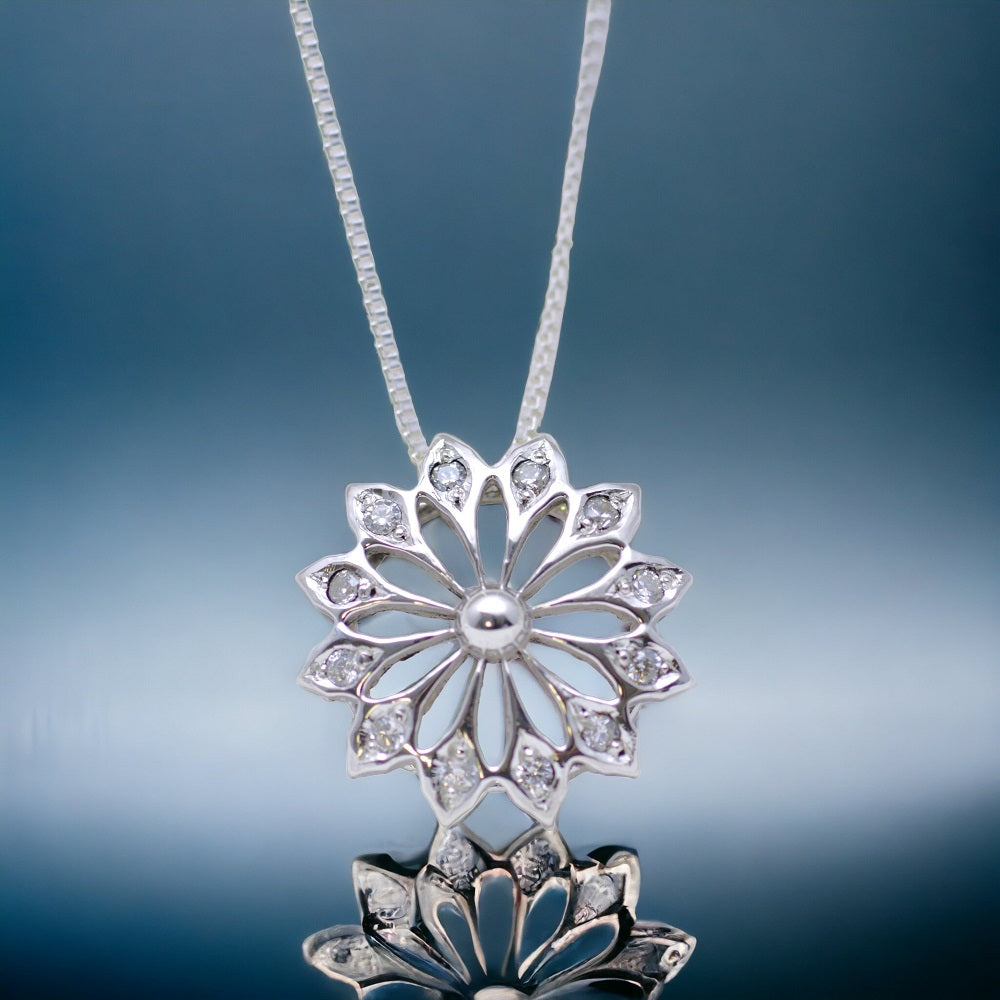 IMULTAの彫金ジュエリー　Chrysanthemum　ネックレス