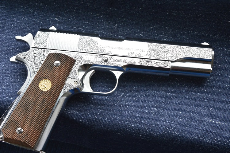 IMULTAの彫金オーダー　モデルガン