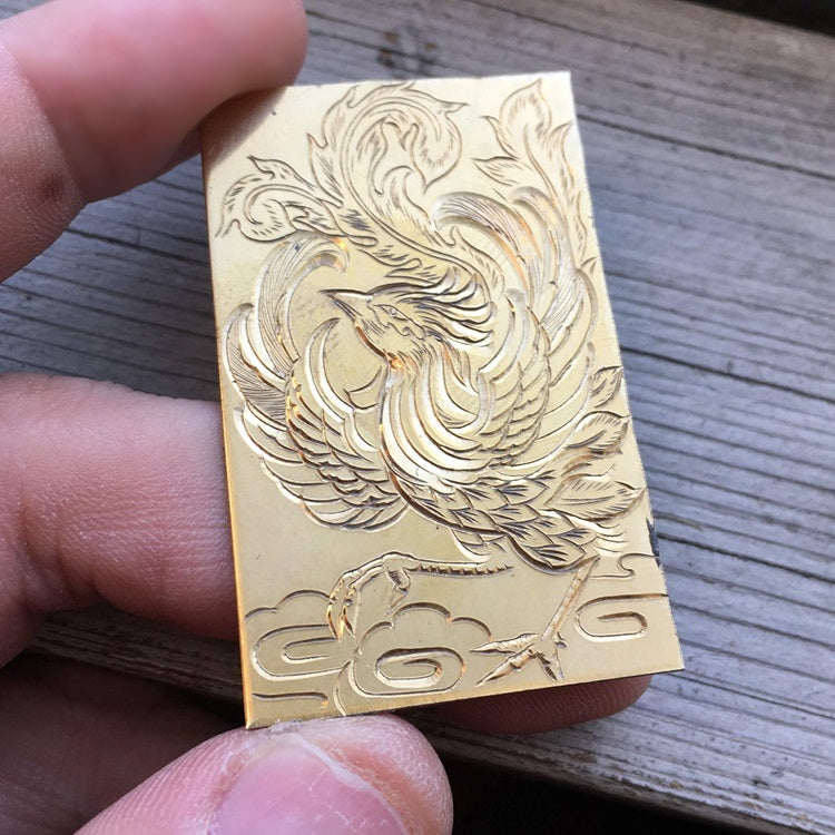 IMULTAの彫金　サンプル　鳳凰