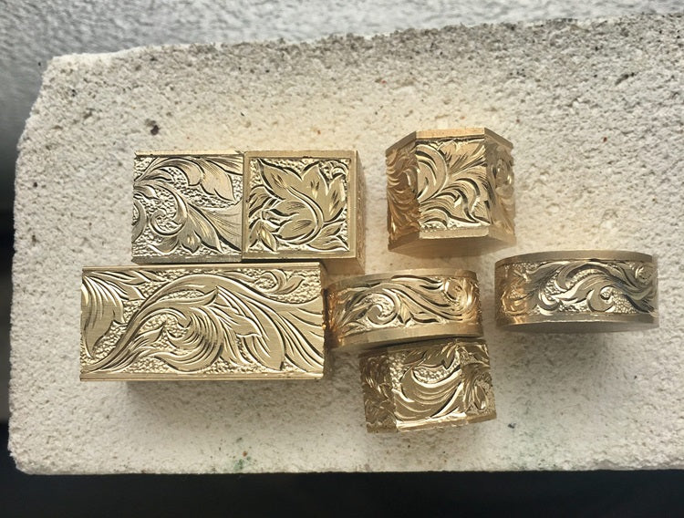 IMULTAの彫金　ピアススタンド