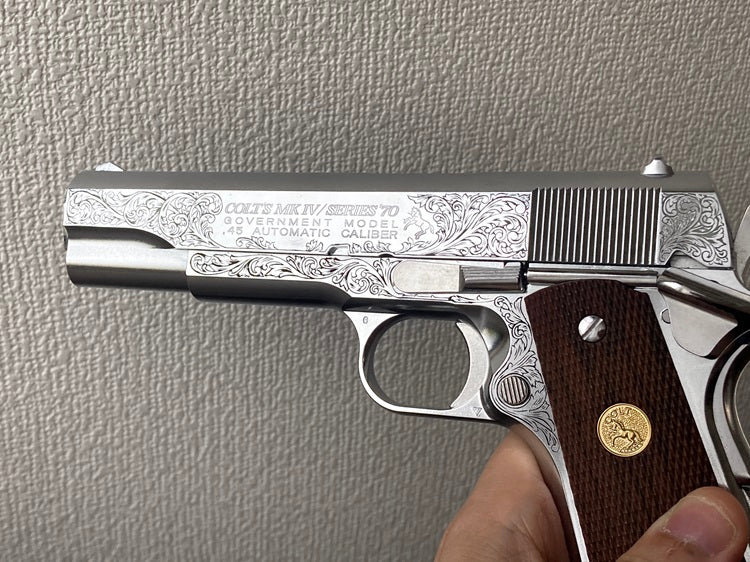 IMULTAの彫金オーダー　モデルガン
