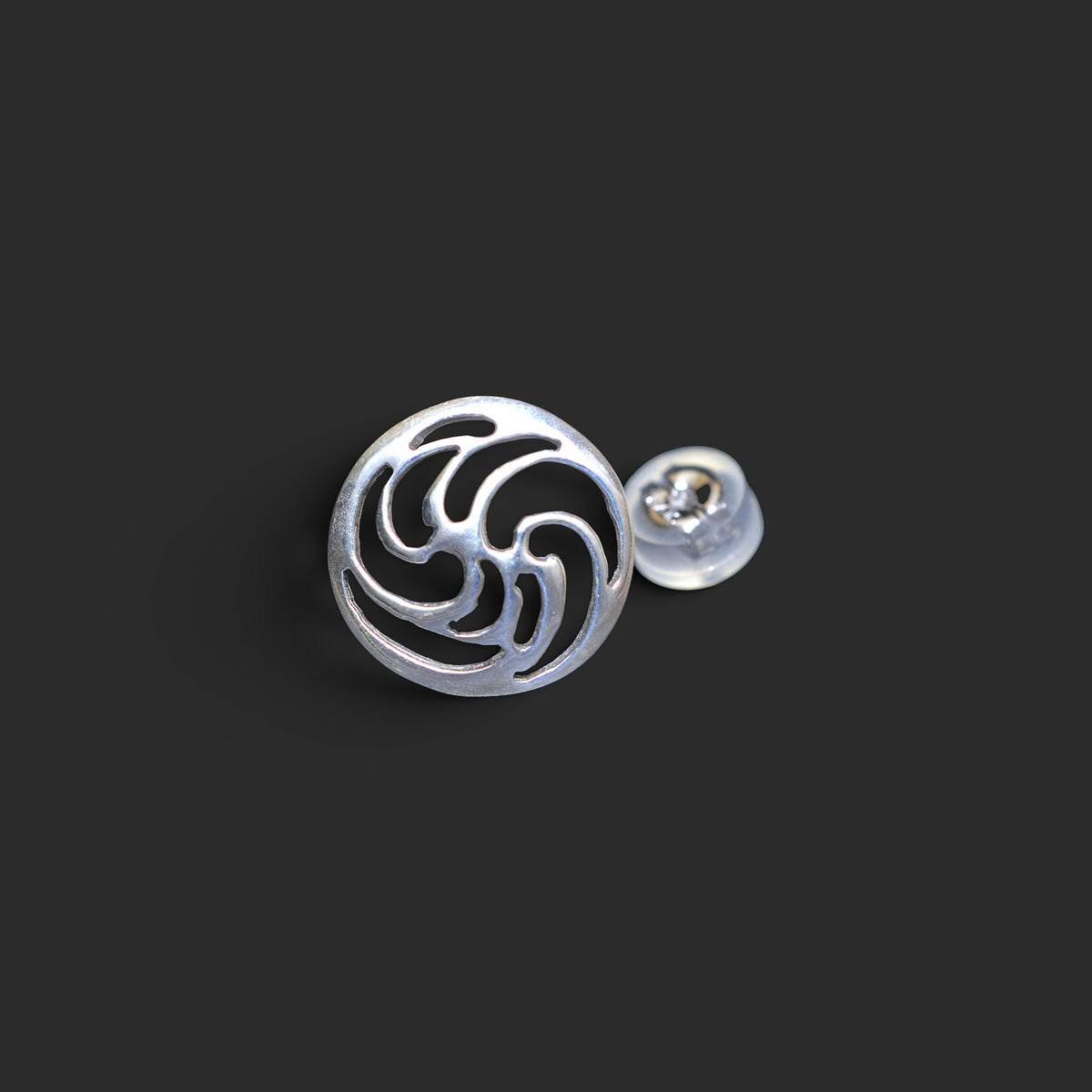 IMULTAの彫金ジュエリー　Marble　ピアス