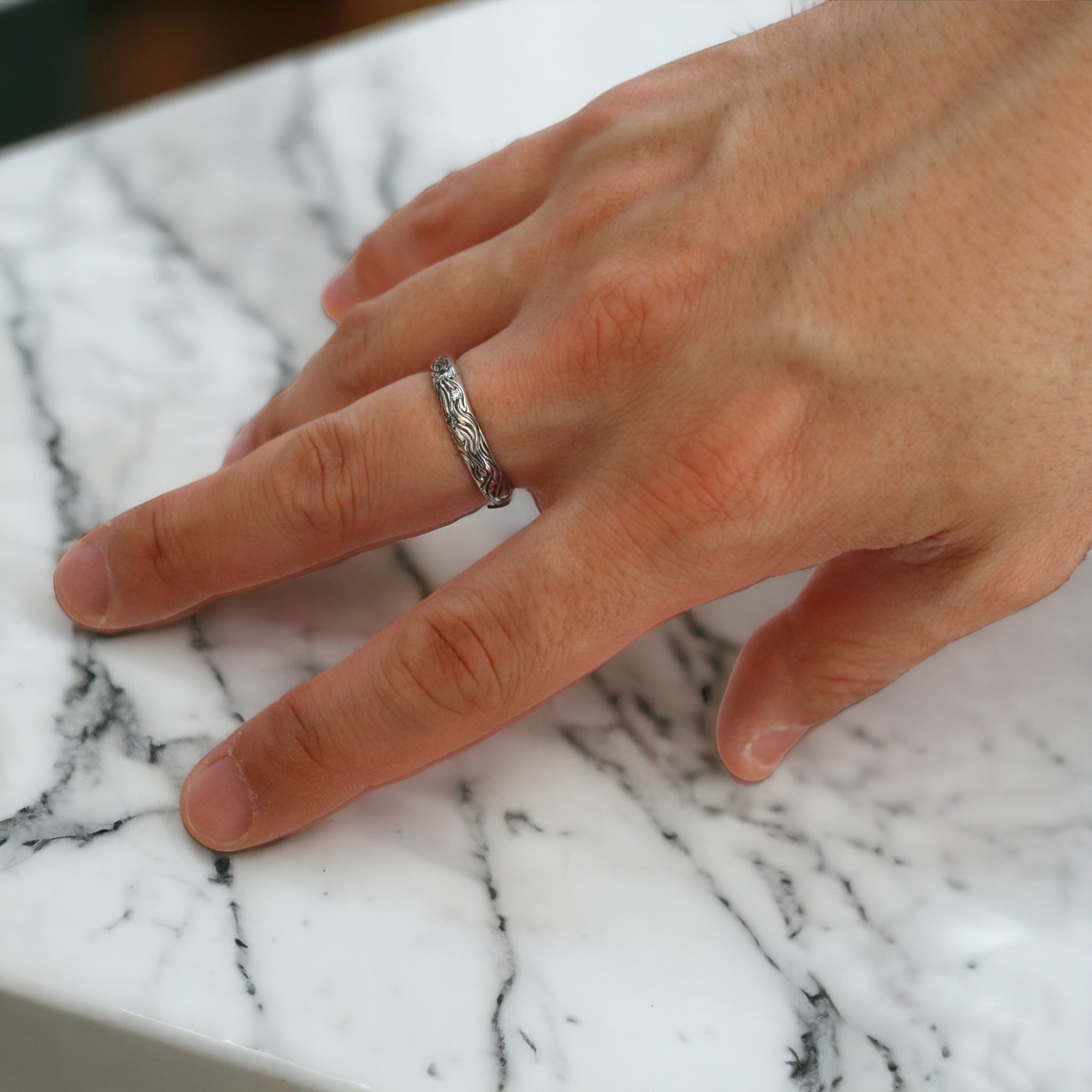 IMULTAの彫金ジュエリー　alla deriva　リング 指輪