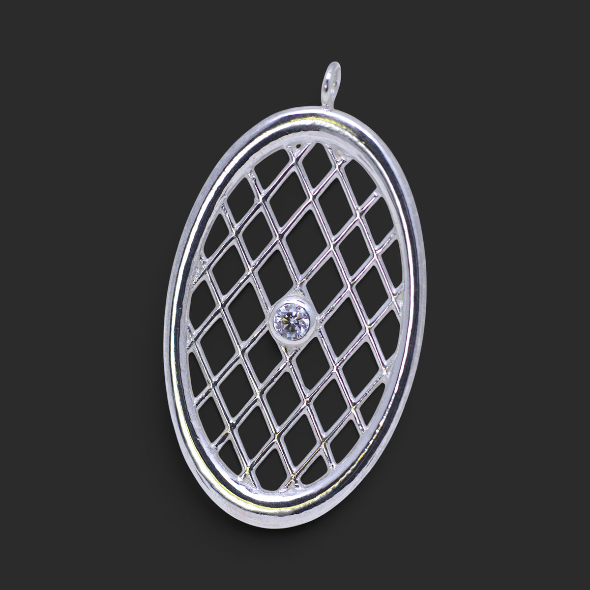 IMULTAの彫金ジュエリー　lattice Ⅱ　ネックレス